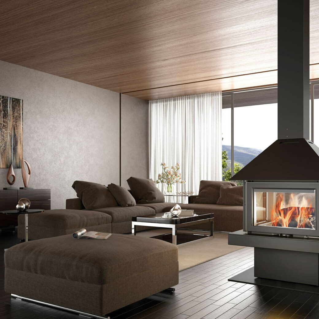 Obrázek 1 Jestliže i vy patříte mezi milovníky luxusu a minimalismus není váš styl, designový krb GISELLE-90 je přesně to pravé pro vás