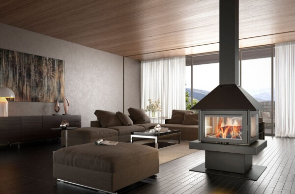 Obrázek 1 Jestliže i vy patříte mezi milovníky luxusu a minimalismus není váš styl, designový krb GISELLE-90 je přesně to pravé pro vás